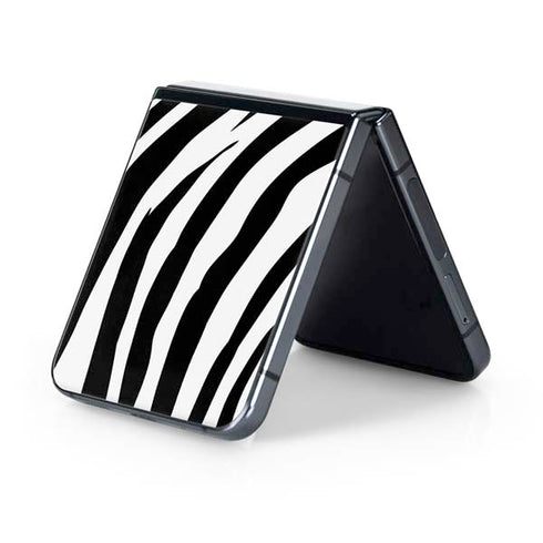 Zebra Print Galaxy Z Flip5 5G Skin