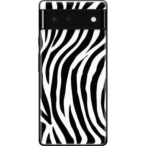 Zebra Print Google Pixel 6 Skin