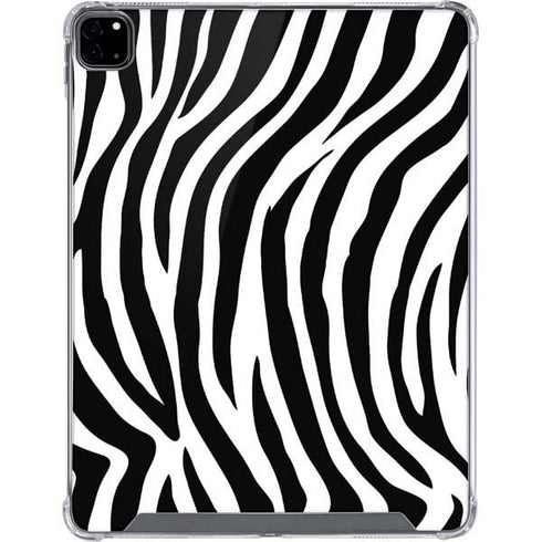 Zebra Print iPad Pro 12.9in (2020) Clear Case