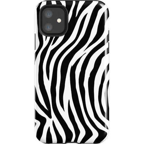Zebra Print iPhone 11 Impact Case