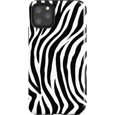 Zebra Print iPhone 11 Pro Max Impact Case