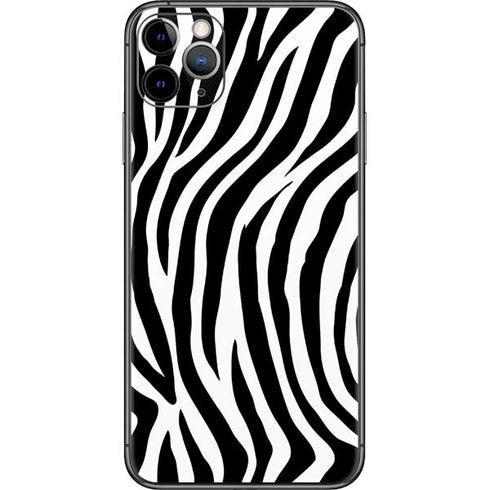 Zebra Print iPhone 11 Pro Max Skin