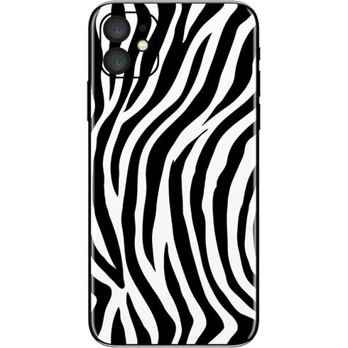 Zebra Print iPhone 11 Skin