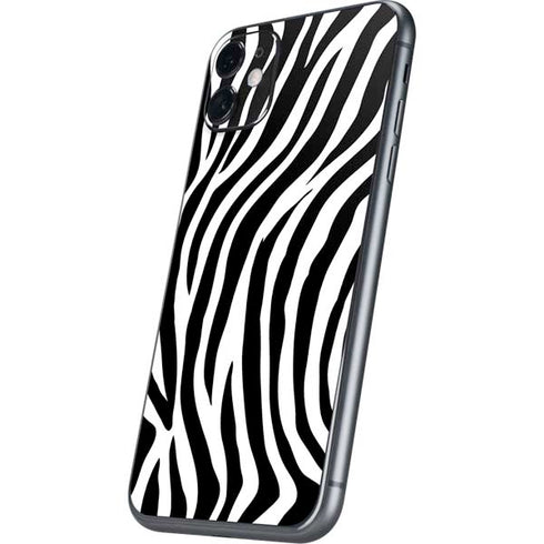 Zebra Print iPhone 11 Skin