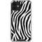 Zebra Print iPhone 12 Clear Case