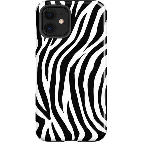 Zebra Print iPhone 12 Impact Case