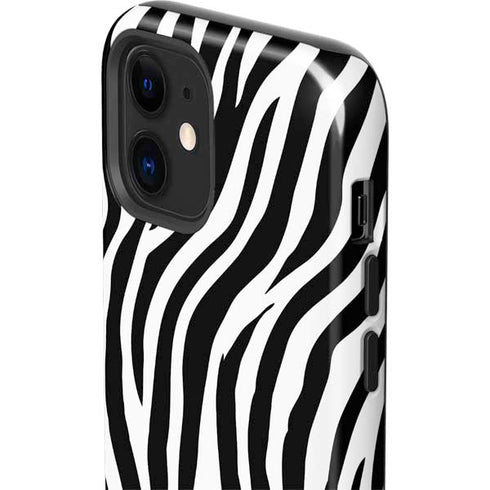Zebra Print iPhone 12 Impact Case