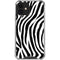Zebra Print iPhone 12 Mini Clear Case