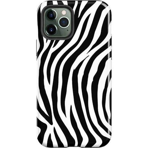 Zebra Print iPhone 12 Pro Impact Case