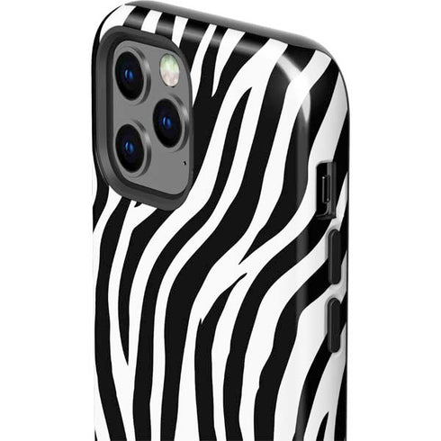 Zebra Print iPhone 12 Pro Impact Case