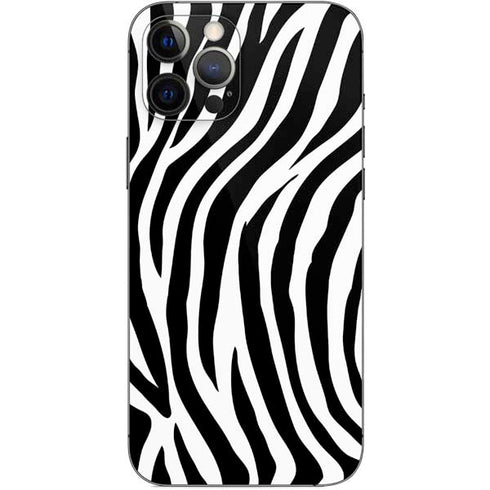 Zebra Print iPhone 12 Pro Max Skin