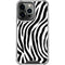 Zebra Print iPhone 13 Pro Clear Case