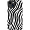 Zebra Print iPhone 14 Plus Impact Case