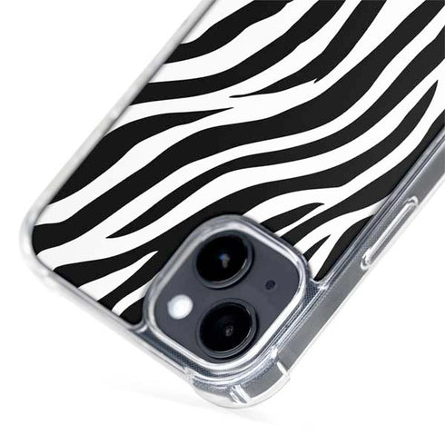 Zebra Print iPhone 15 Plus MagSafe Case