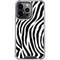 Zebra Print iPhone 14 Pro Clear Case