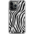 Zebra Print iPhone 14 Pro Clear Case