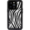 Zebra Print iPhone 14 Pro Waterproof Case