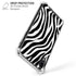 Zebra Print iPhone XR Clear Case
