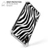 Zebra Print iPhone XS Max Clear Case