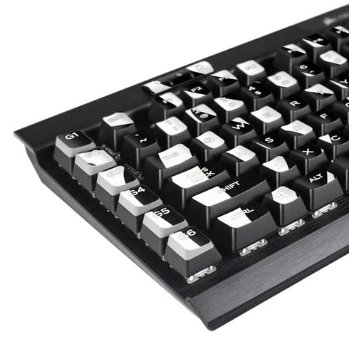 Zebra Print K95 RGB PLATINUM Mechanical Gaming Keyboard Skin