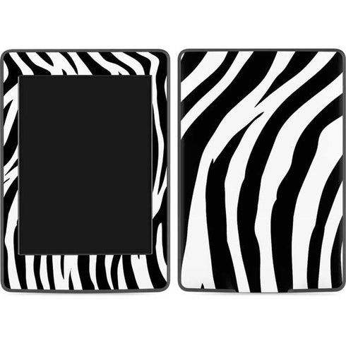 Zebra Print Amazon Kindle Skin