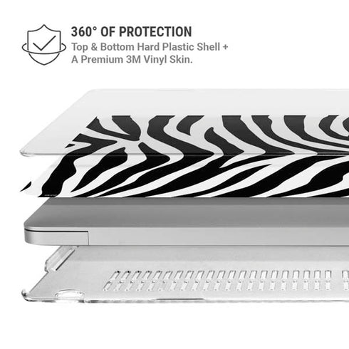 Zebra Print MacBook Air 13in M1 (2021) Case plus Skin