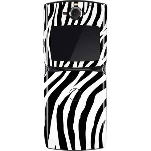 Zebra Print Motorola RAZR Skin