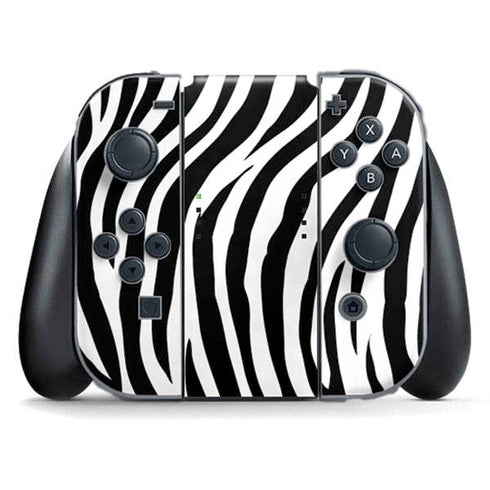Zebra Print Nintendo Switch (2017-2021) Joy-Con Controller Skin
