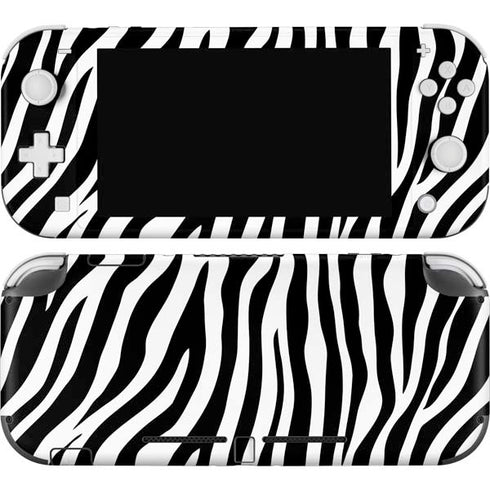 Zebra Print Nintendo Switch Lite Skin