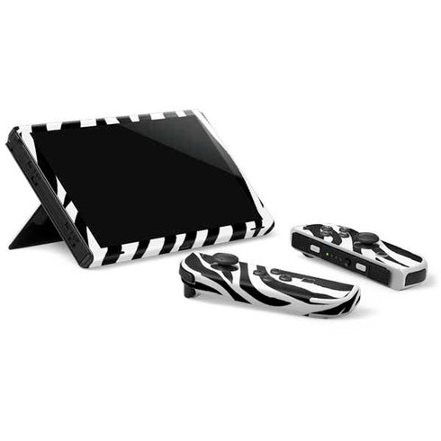 Zebra Print Nintendo Switch OLED (2021) Skin