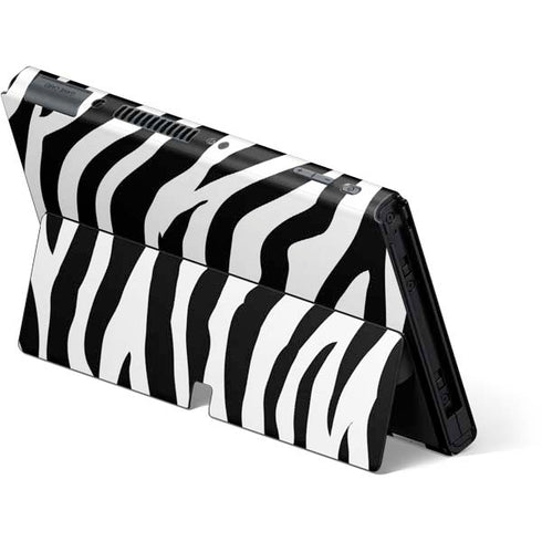 Zebra Print Nintendo Switch OLED (2021) Skin