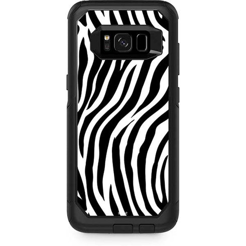 Zebra Print Otterbox Commuter Galaxy Skin