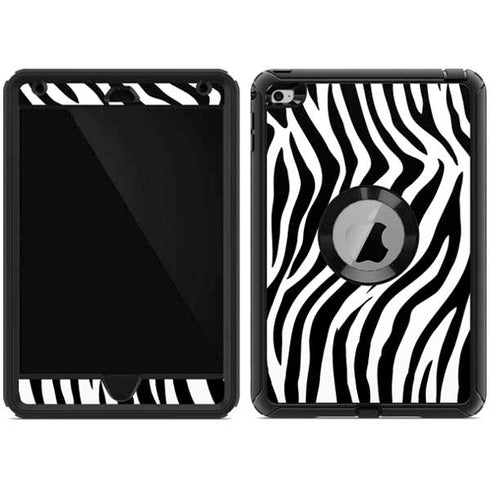 Zebra Print Otterbox Defender iPad Skin