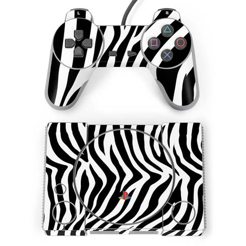 Zebra Print PlayStation Classic Bundle Skin