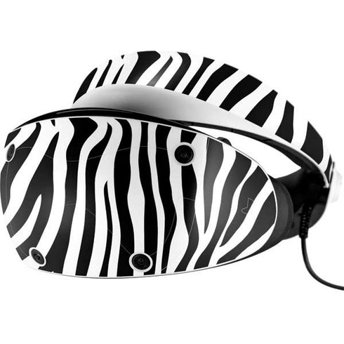 Zebra Print PlayStation VR2 Skin