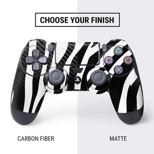Zebra Print PS4 Controller Skin