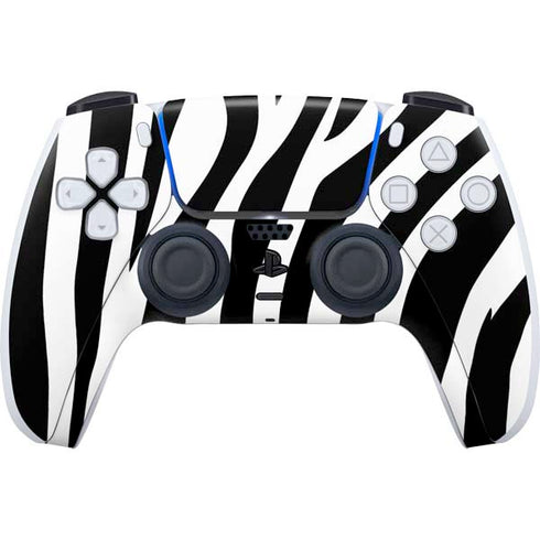 Zebra Print PS5 Controller Skin