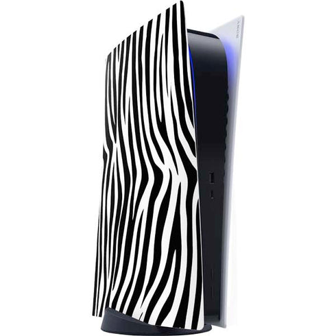 Zebra Print PS5 Digital Edition Console Skin