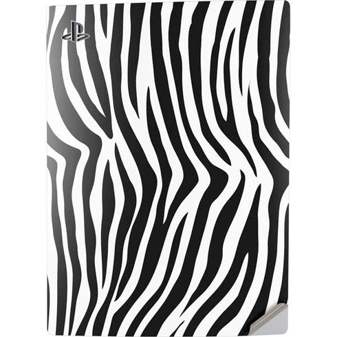 Zebra Print PS5 Digital Edition Console Skin