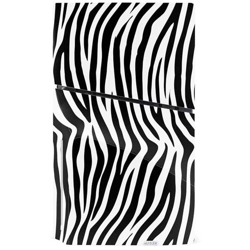 Zebra Print PS5 Slim Disk Console Skin