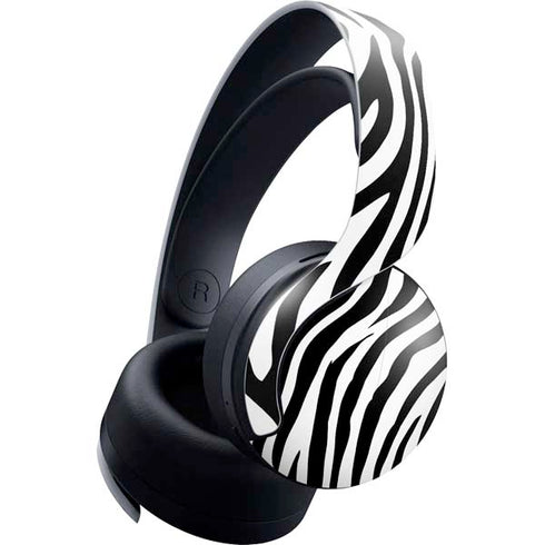 Zebra Print PULSE 3D Wireless Headset for PS5 Skin