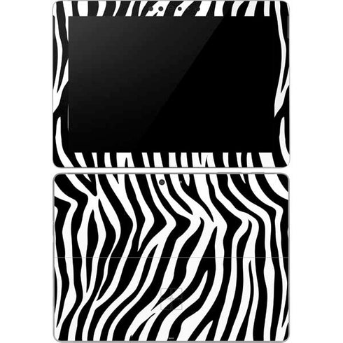 Zebra Print Surface Go Skin