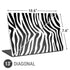Zebra Print Universal Laptop 13in (10.6 x 7.6in) Skin