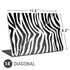 Zebra Print Universal Laptop 14in (11.4 x 8.2in) Skin