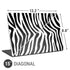 Zebra Print Universal Laptop 15in (12.2 x 8.8in) Skin