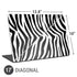 Zebra Print Universal Laptop 17in (13.8 x 10in) Skin