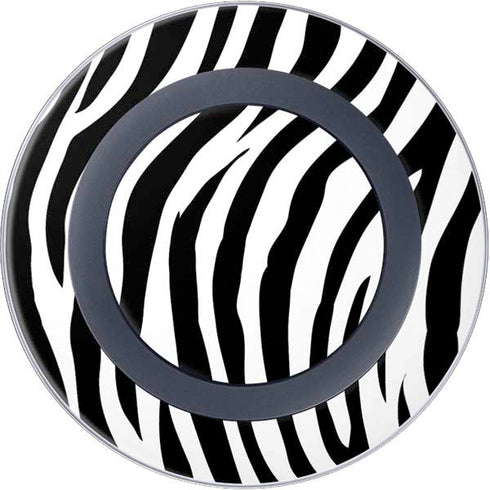 Zebra Print Wireless Charger Skin