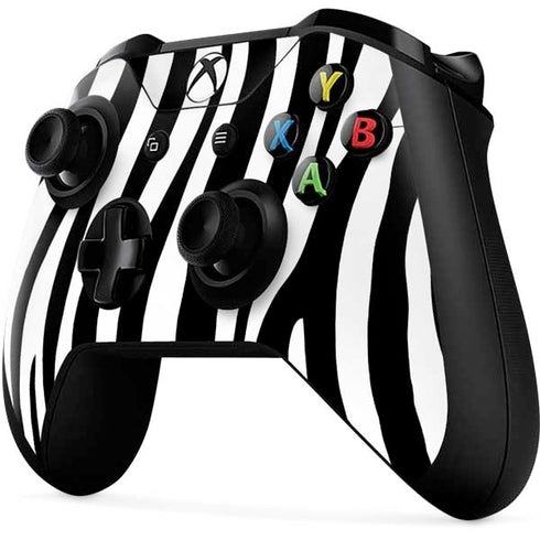 Zebra Print Xbox One X Controller Skin