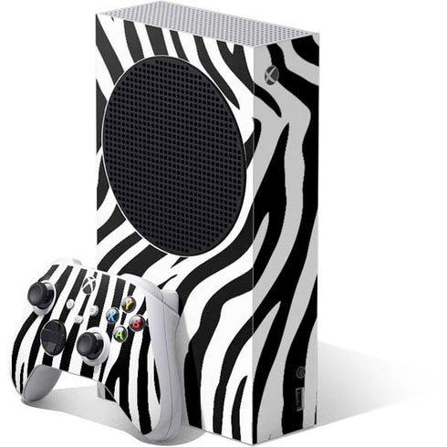 Zebra Print Xbox Series S Bundle Skin