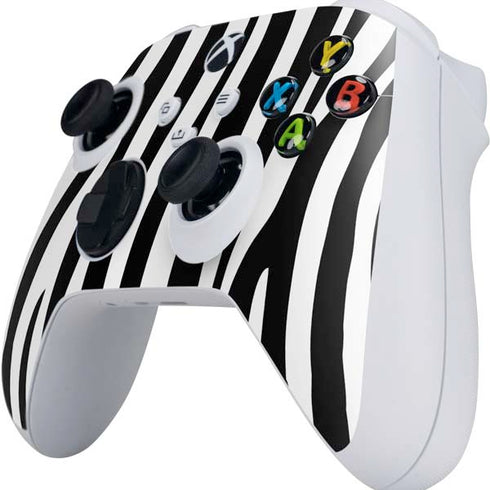 Zebra Print Xbox Series S Controller Skin